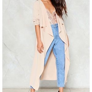 Beige Duster Jacket
